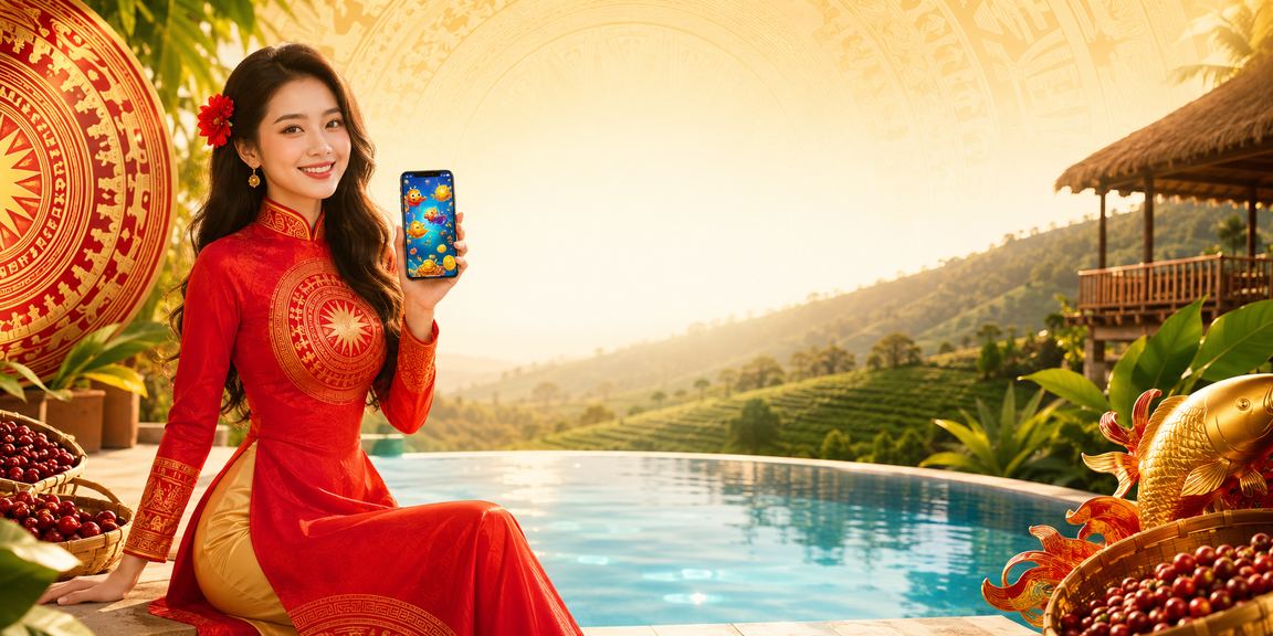 Bối cảnh Buôn Ma Thuột minh họa trò bắn cá và giải trí nhịp nhanh